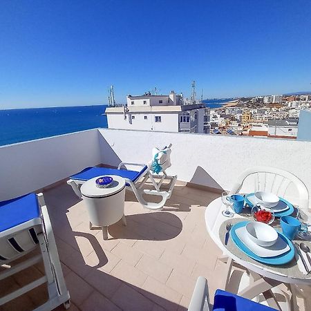 Mira Atlantico 13- Terraco Com Vista Mar E Cidade, Wifi, 80Mt Praia Quarteira Eksteriør bilde