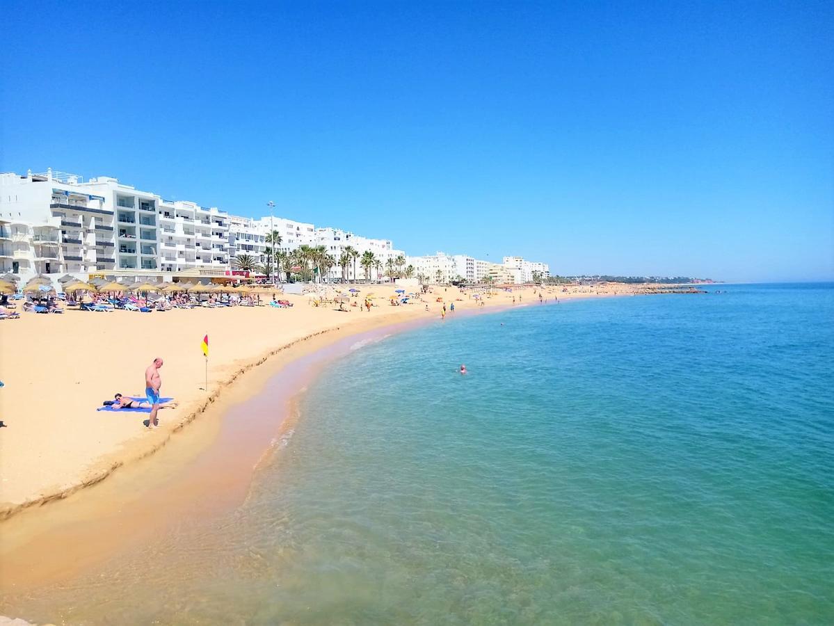 Mira Atlantico 13- Terraco Com Vista Mar E Cidade, Wifi, 80Mt Praia Quarteira Eksteriør bilde