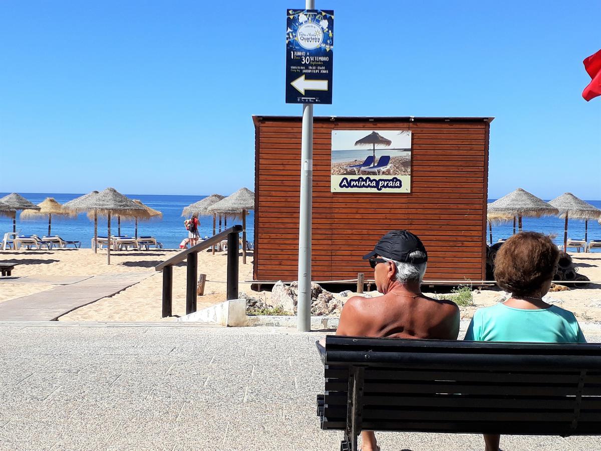 Mira Atlantico 13- Terraco Com Vista Mar E Cidade, Wifi, 80Mt Praia Quarteira Eksteriør bilde