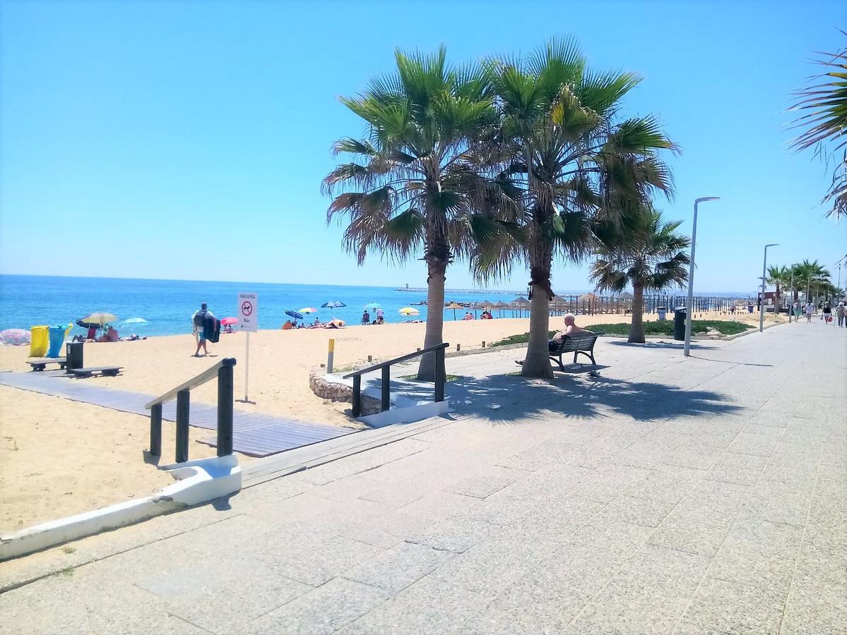 Mira Atlantico 13- Terraco Com Vista Mar E Cidade, Wifi, 80Mt Praia Quarteira Eksteriør bilde